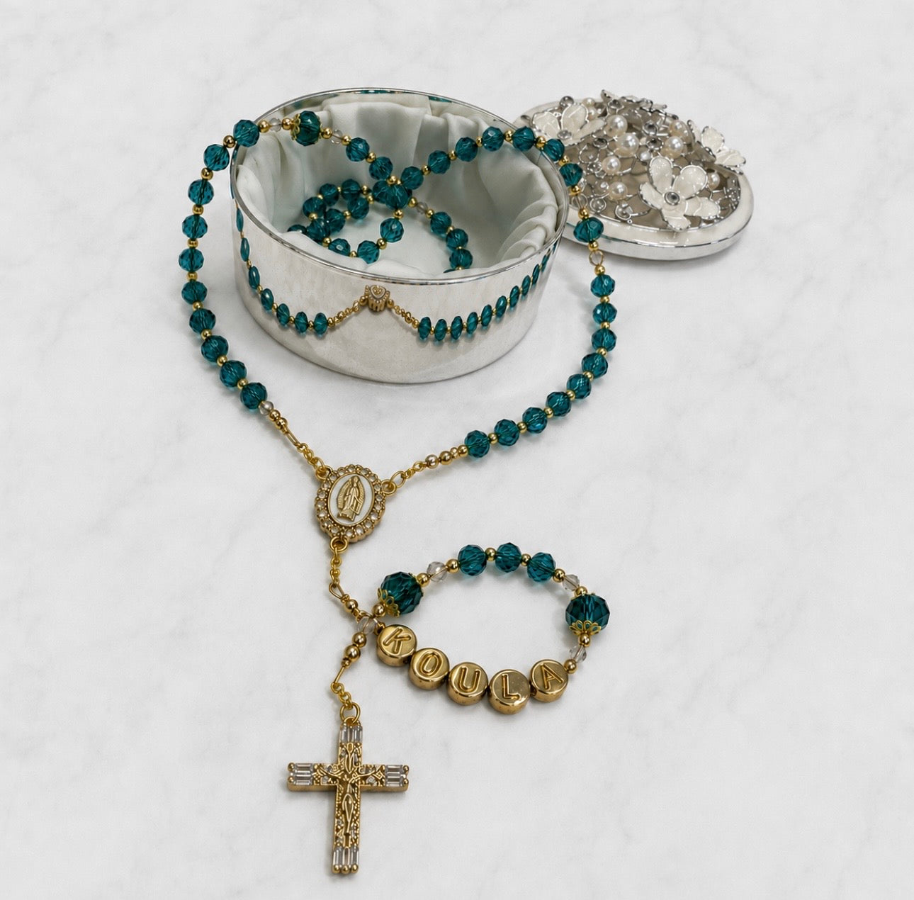 Emerald Luxe Rosary