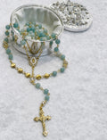 Celestial Aqua Rosary