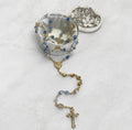 Heavenly Blue Crystal Rosary
