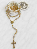 Blessed Mother Crystal Rosary