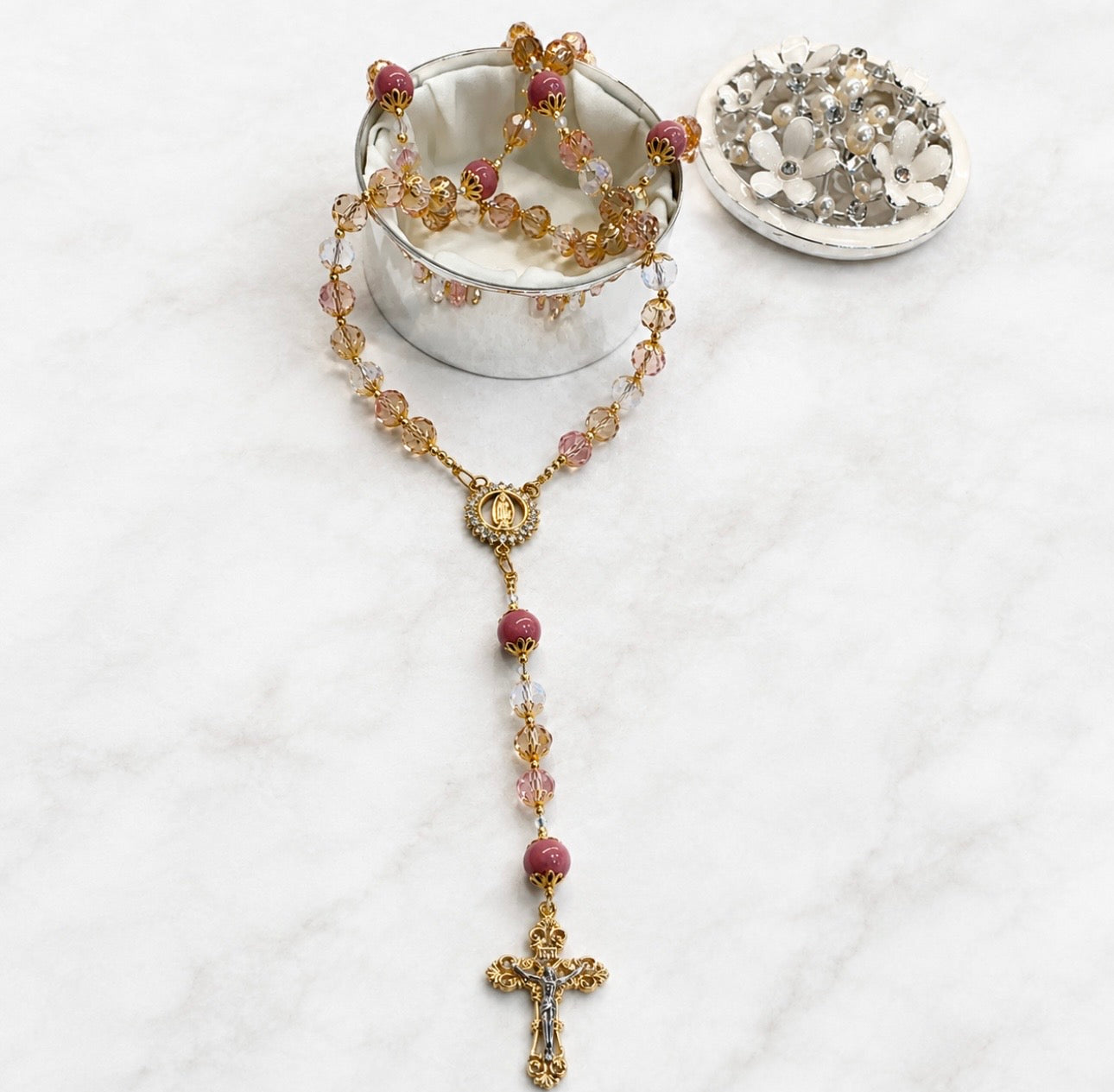 Heavenly Blush Rosary