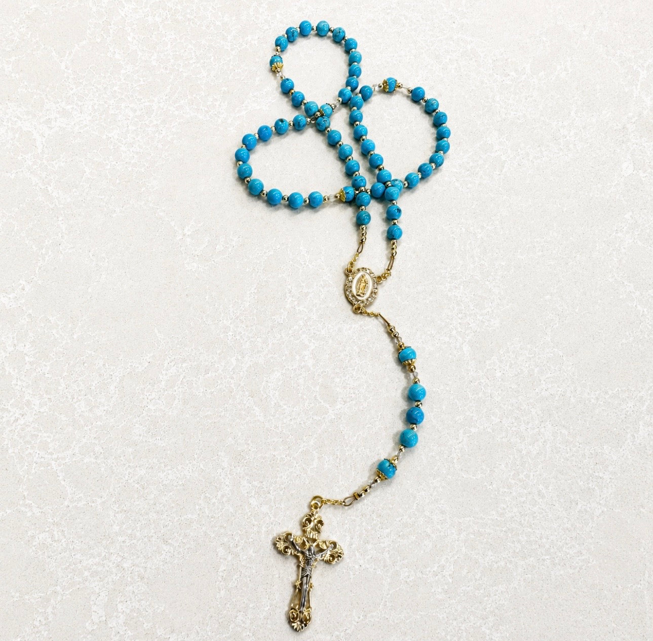 St. Gabriel Blue Rosary