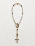 Heavenly Rose Rosary Bracelet