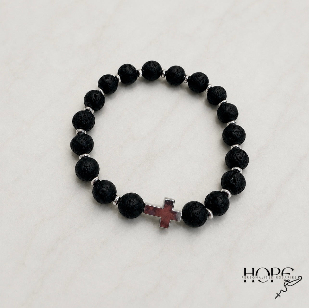 Steel & Stone Bracelet