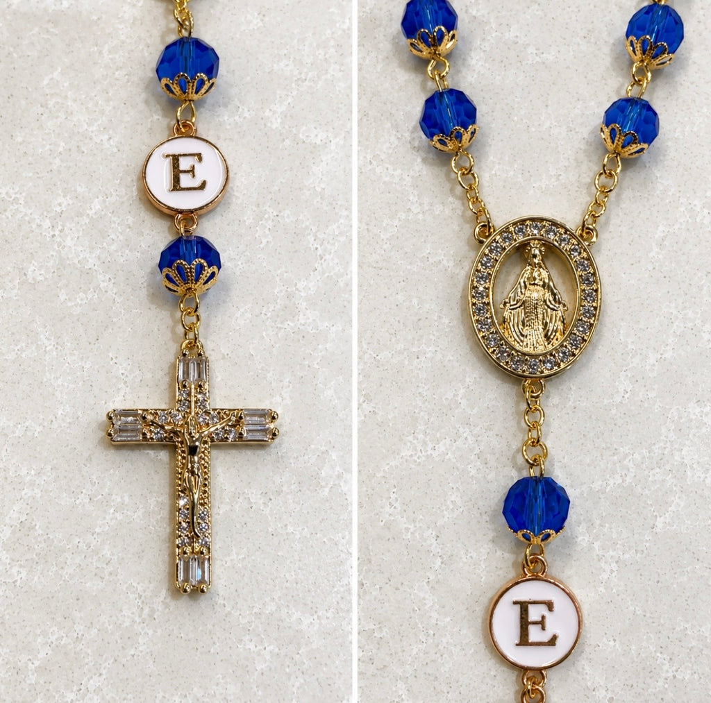 The Guardian Blue Car Rosary